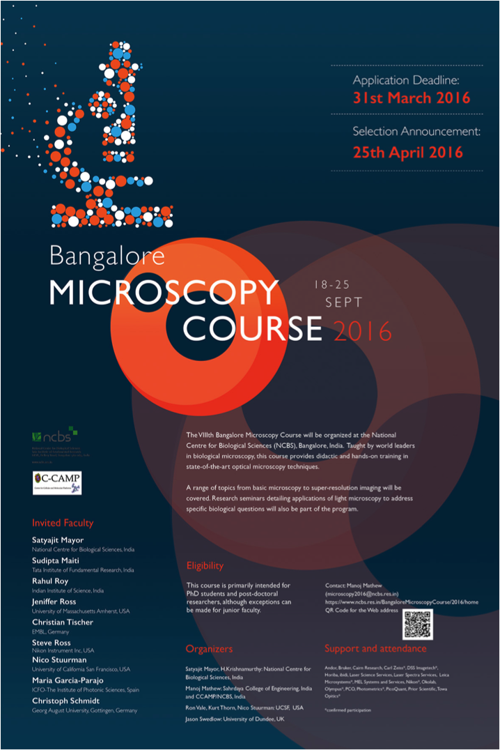 Course Details Bangalore Microscopy Course