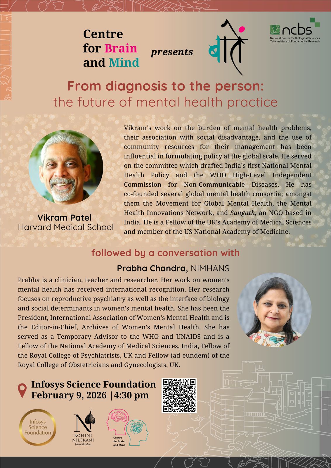 Baatein public talk poster